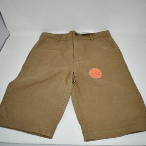 The Children’s Place Stretch Chino Shorts, Cotton Twill Flax SingleSize: 14 Slim